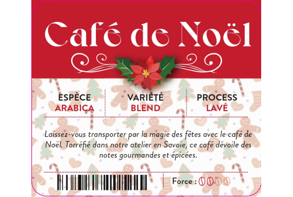 Terroir café : Café de Noël - 250g Moulu